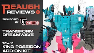 Video Review: Transform DreamWave TCW-10 Generations Selects KING POSEIDON Add-on Kit