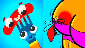 Help Me Tricky Story  vs Fork N Sausage 😱🙄🤪😱 Hard Levels Challenge Walkthrough Gameplay Ep01116