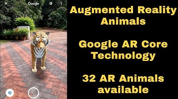 Animal AR by google | 32 different animals in Realtime with sound effects