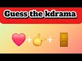 Guess the Kdrama by Emoji 🎬