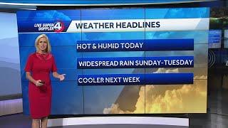 Videocast: Rain chances going up