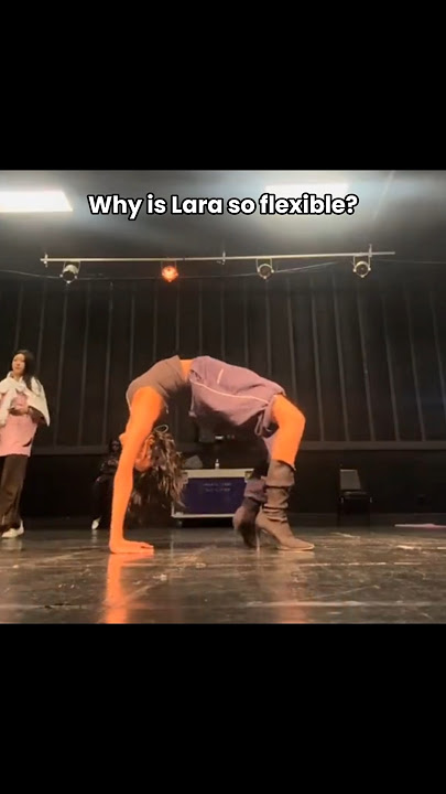 Lara being so flexible since day one! 💅✨ #katseye #lara #shorts