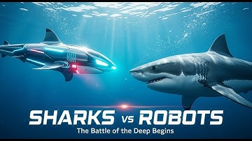Sharks vs Robots 🤖 | The Ultimate Underwater Battle You’ve Never Seen!
