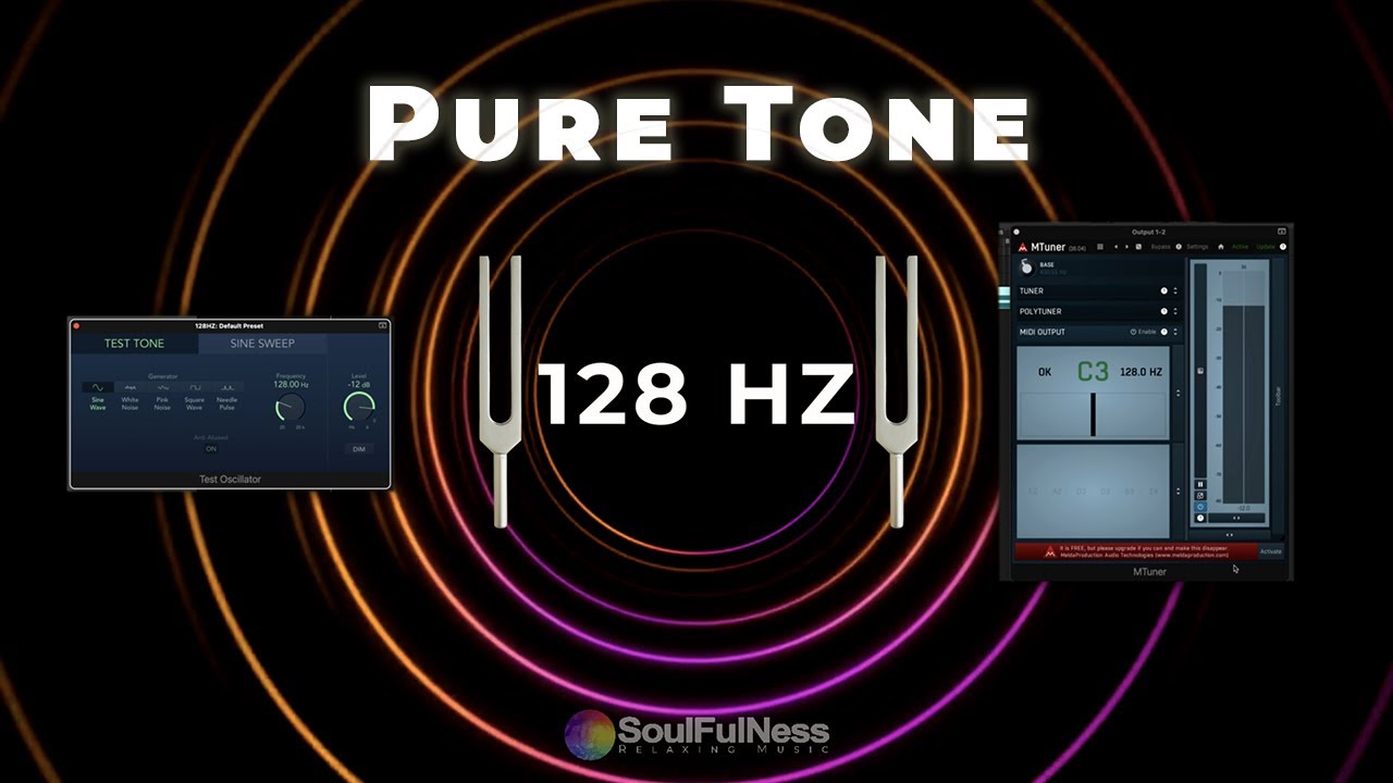 128Hz  Frequency  Pure Tone