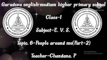 1st Standard EVS 6th Lesson Part 2 Sem 1 2021   22