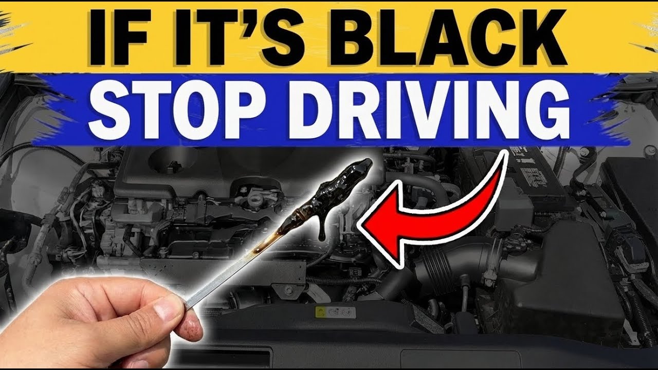 Черный цвет моторного масла из-за плохих привычек водителя (РАЗОБЛАЧЕНИЕ!)
