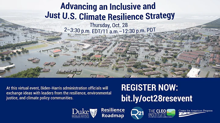 Advancing an Inclusive and Just U.S. Climate Resil...