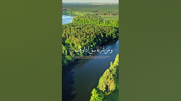 سورة الفلق بصوت سعد الغامدي | تلاوة خاشعة ومؤثرة