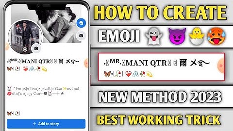 How to Create Emoji 🥵 Name id Without proof 2023 | Emoji 😈 name facebook Id | Make Emoji name fb idd