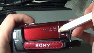 Видеокамера Sony DCR SX44E Знакомство