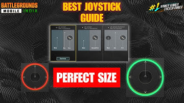How to find your  Best Joystick Size and Position | Joystick Stuck Problem | BGMI/PUBGM