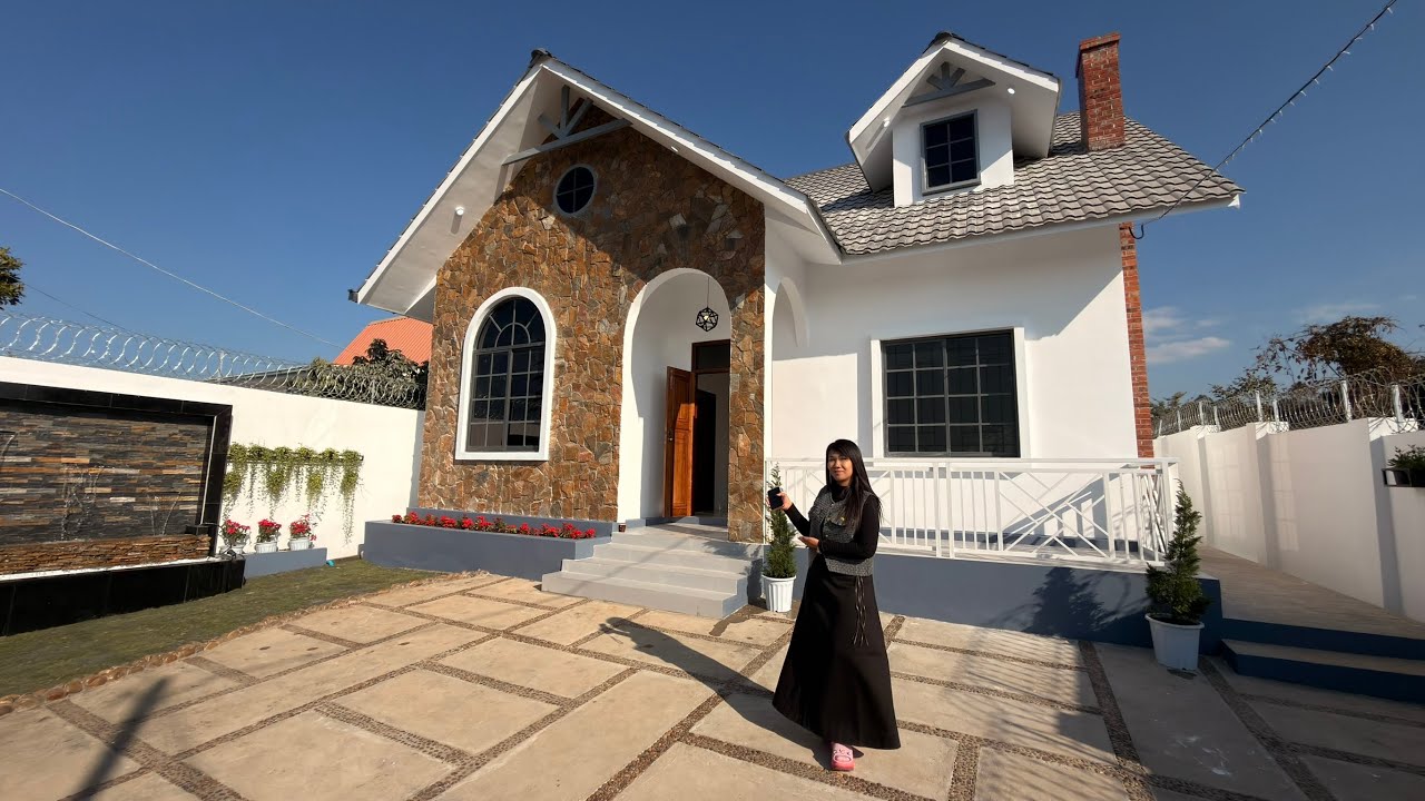 လူနေထိုင်ခွင့် ၁၀၀ % ကျပြီးသား မြေပေါ်မှာတည်ဆောက်ထားတဲ့ အောင်ချမ်းသာက အိမ်အသစ်လေး