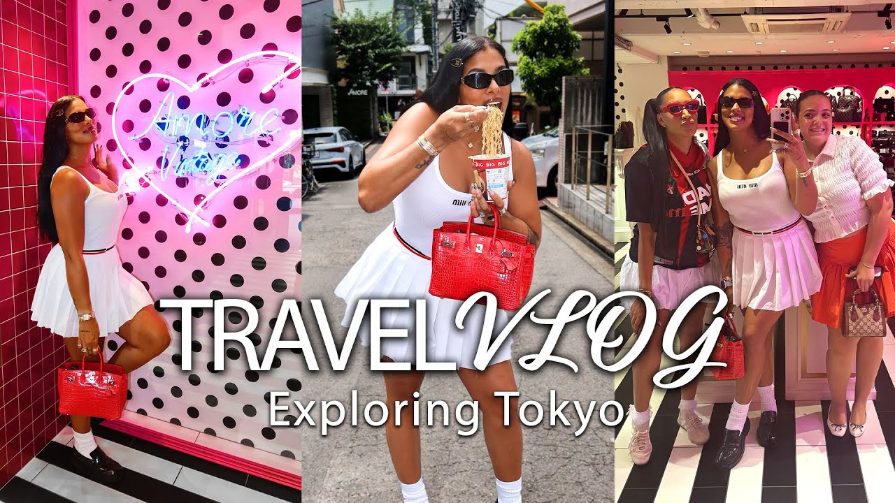 Exploring Tokyo's Trendiest Districts: Shopping Spree & Food Adventure! | Kamiah Adams-Beal