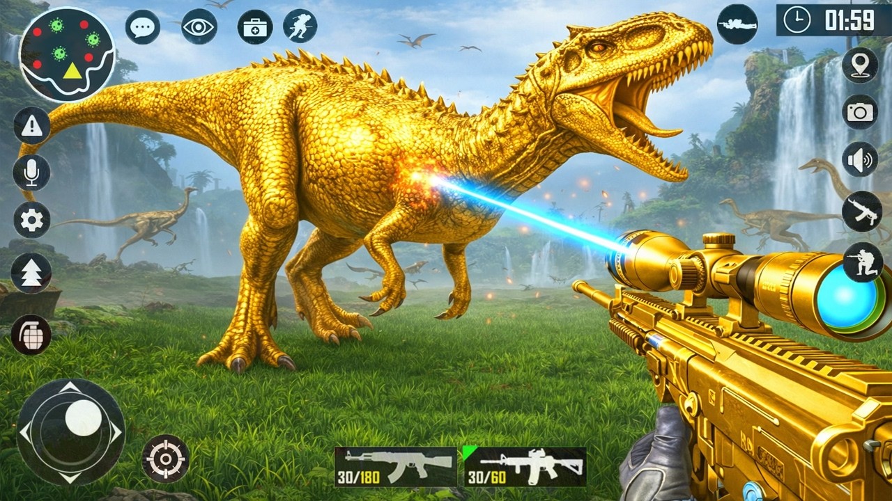 Wild Animal Hunter 3D: Epic Dinosaur Hunting Adventure New 2026 Update Gameplay Android part 2