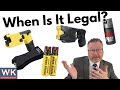 The legality of using nonlethal weapons
