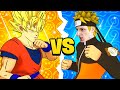 Naruto vs son goku sur fortnite  avec power jumper