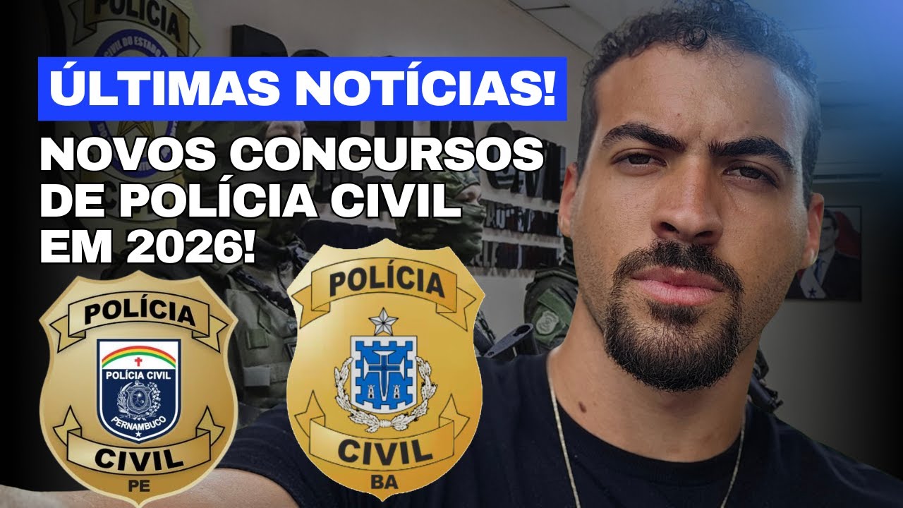 URGENTE! CONCURSOS PCPE, PCPB E PCBA NOTÍCIAS!
