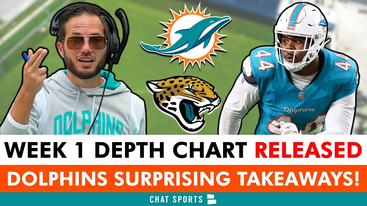 Miami Dolphins Release OFFICIAL Week 1 Depth Chart 5 SURPRISING Miami Dolphins Release OFFICIAL Week 1 Depth Chart 5 SURPRISING