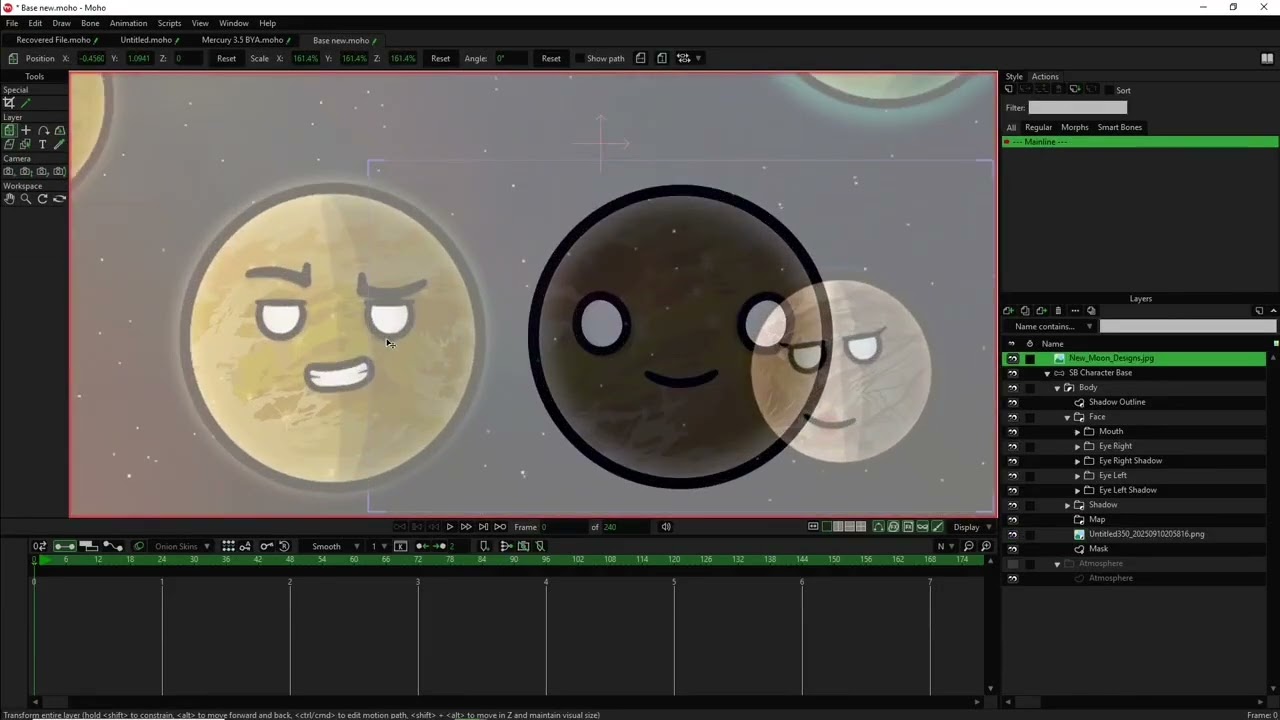 trying to teach how to make sb rigs in MOHO 14