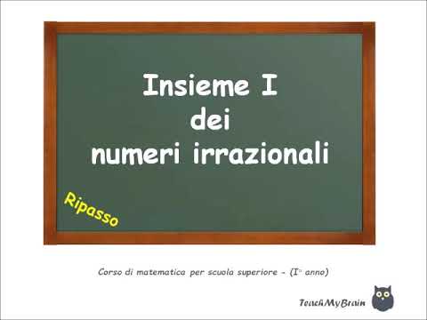 Video: Alcuni numeri irrazionali sono interi?