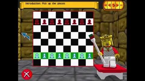 LEGO Chess - Tutorial 1: The Board, Pawns, Knights [Book 1 part 1]