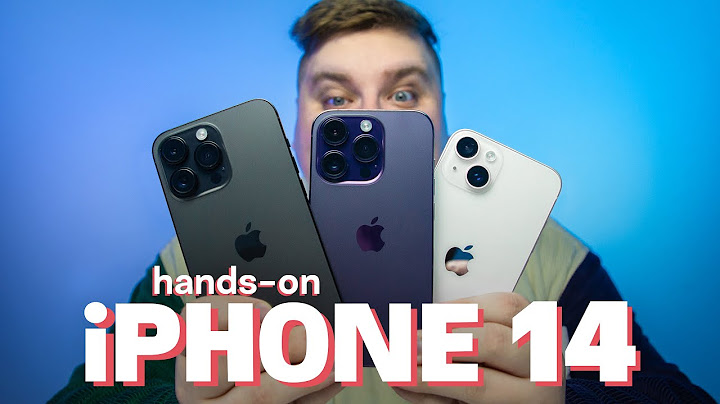 Prise en main de l'iPhone 14 / 14 Pro / 14 Pro Max