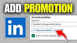 How To Add Promotion On LinkedIn Under Same Company