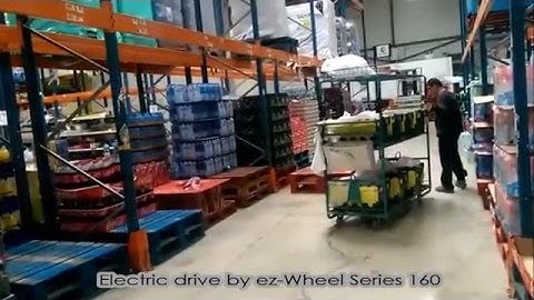 Order picking trolley