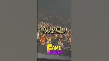 Thumbnail of Kendall Jenner and Bad Bunny Cozy Up at Drake's Concert!