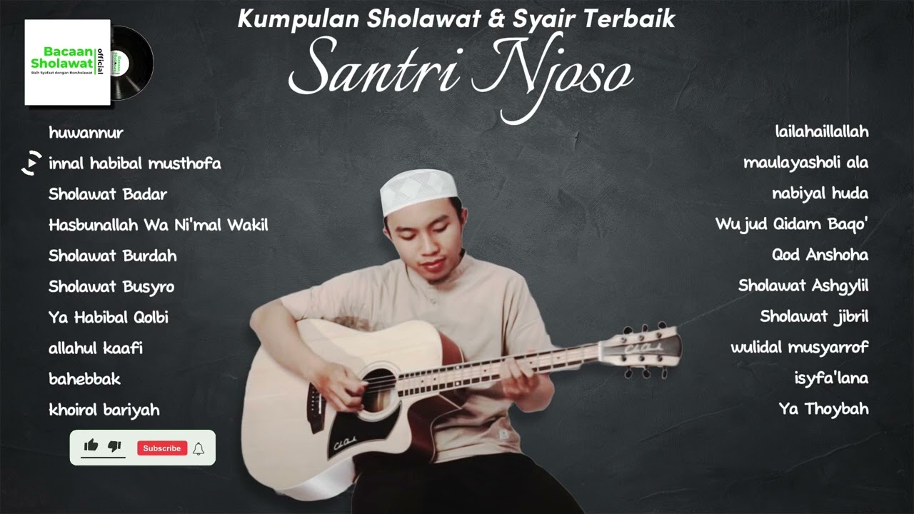 Kumpulan Sholawat \u0026 Musik Islami Terbaik | Santri Njoso