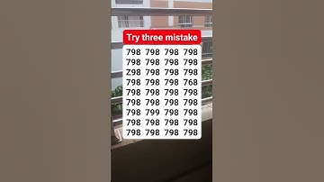 Try three mistake #brainteaser #search #find #shortvideo
