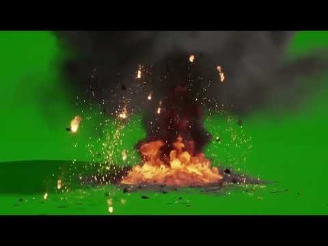 Green Screen Bomb Blast VFX Free HD Explosion Overlay For Editors No Copyright
