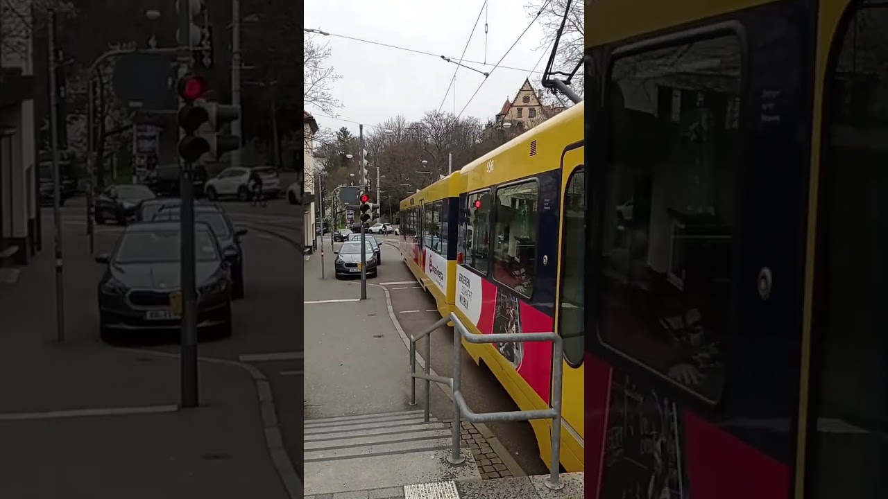 DT8.S Haltestelle Heidehofstraße Richtung Ruhbank Fernsehturm
