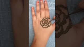 Beautiful Rose/Floral  Mehandi design|| Fab mehandi art|| mehandi henna shorts