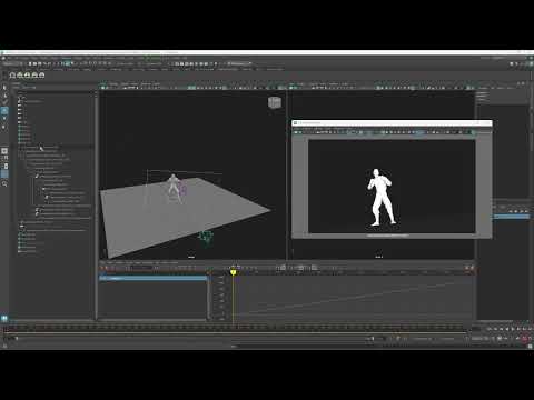 Demo video of baking a Maya camera into Unreal