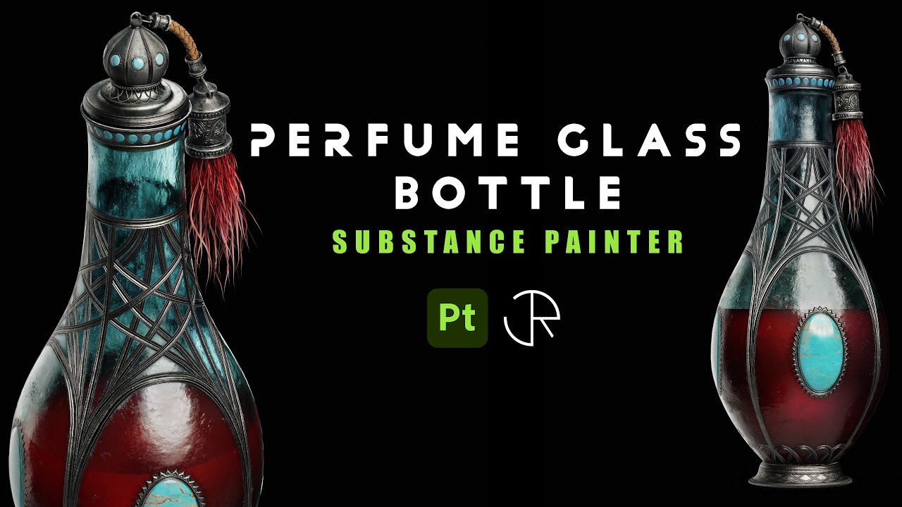 Substance 3D Painterのパス機能を使用して複雑なライン模様を作成して