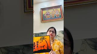 Sunset Warli Art 😍🔥 Simple Canvas to Masterpiece!#shorts
