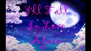 I'll Fall In Love Again Lyrics-Lanie Hall chords