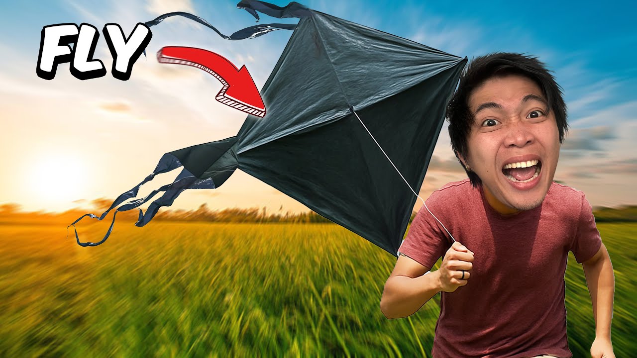 I BUILT A KITE CHALLENGE (Who Can Fly The Longest?)