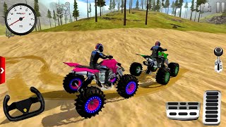 Difficult Wild Offroad Racing Quad Driving Game #Red ATV Quad Motorbikes Stunts Gameplay screenshot 2