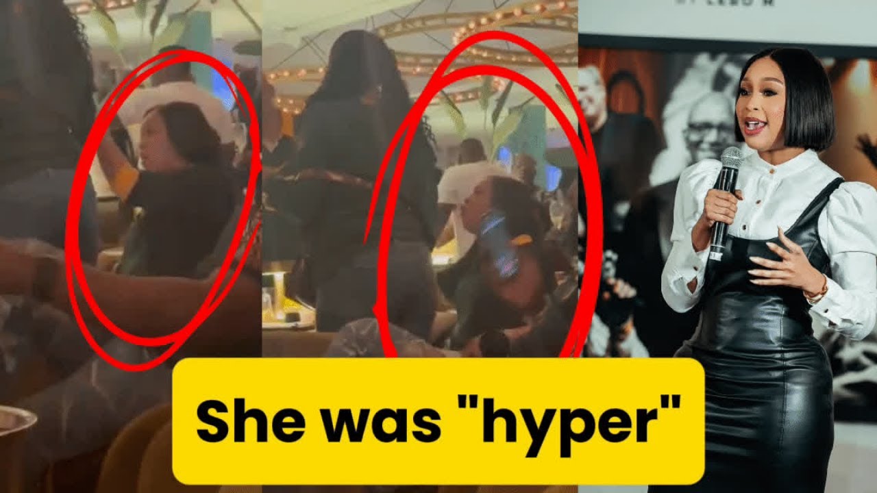 Look at Gatvol Minnie Dlamini Fighting With a Fan for Taking Pictures of Her.