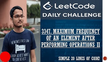 3347. Maximum Frequency of an Element After Performing Operations II | Leetcode Daily Challenge