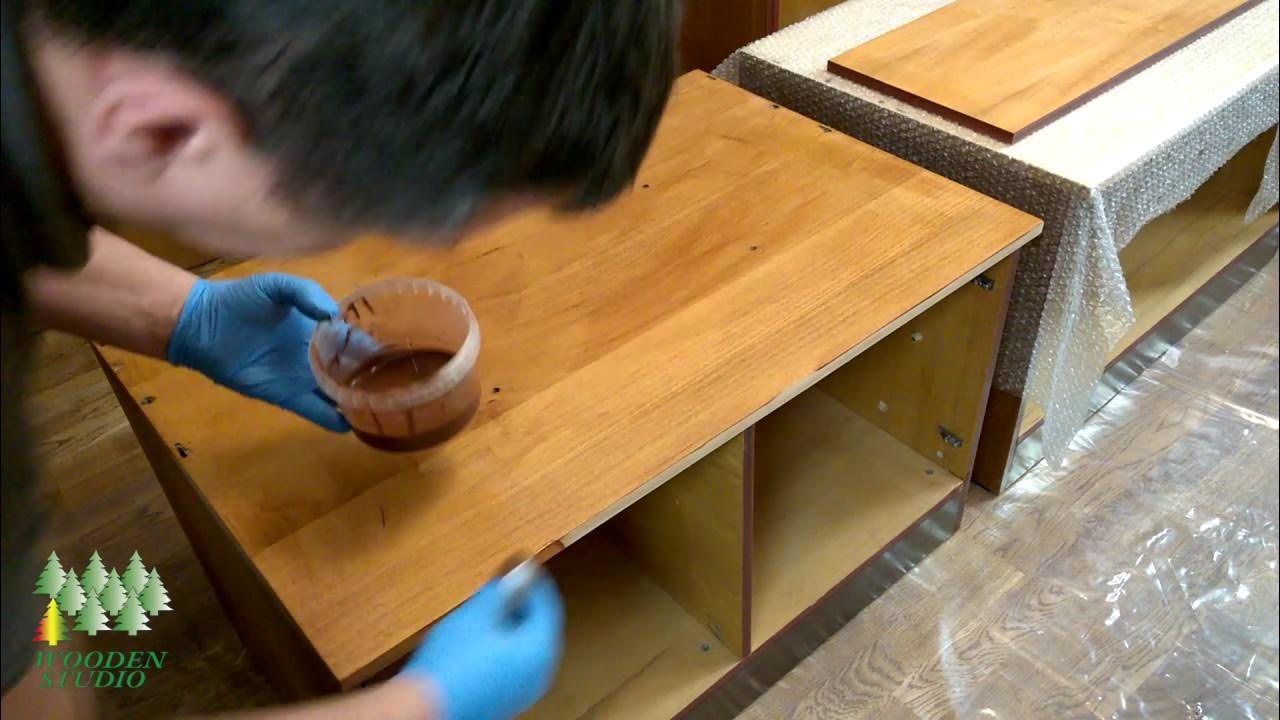 Восстановление кухонной столешницы. Обновить дсп. Склейка лдсп. Сверловка лдсп. Обновить дсп.