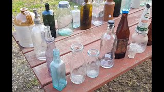 Collecting Australian found Antique Bottles. Part 1 - An introduction to the hobby of old bottles