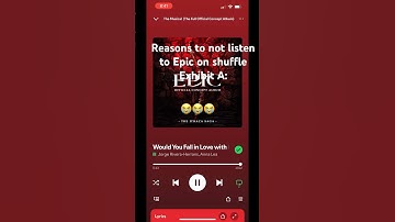 Don’t listen to Epic on shuffle #epic #epicthemusical #spotify #scary