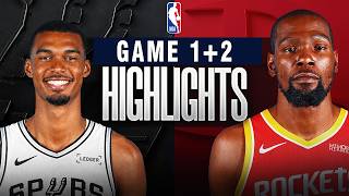 San Antonio Spurs vs Houston Rockets Game 1st+2nd Highlights - Oct 23, 2026 | NBA