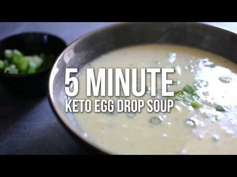 5 Minute Keto Egg Drop Soup