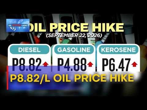 Presyo ng diesel, tataas ng ₱8.82 kada litro