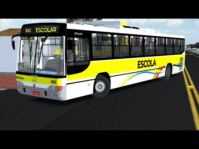 Proton Bus Simulator - Lançamento de skin escolar para Viale