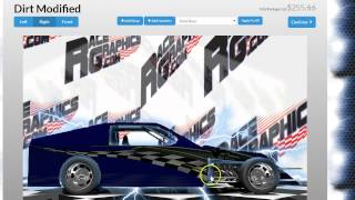 Designing Race Wraps at RaceGraphics com